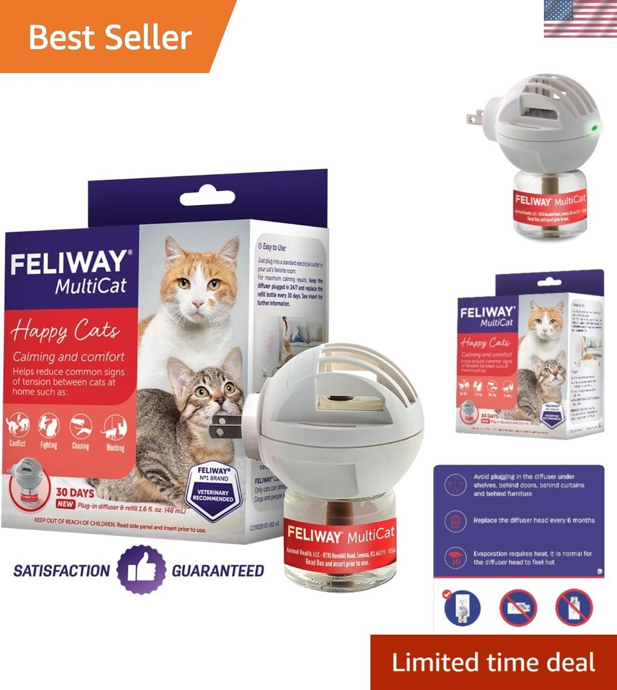 Vet Recommended MultiCat Pheromone Diffuser Starter Kit - 700 sqft Coverage