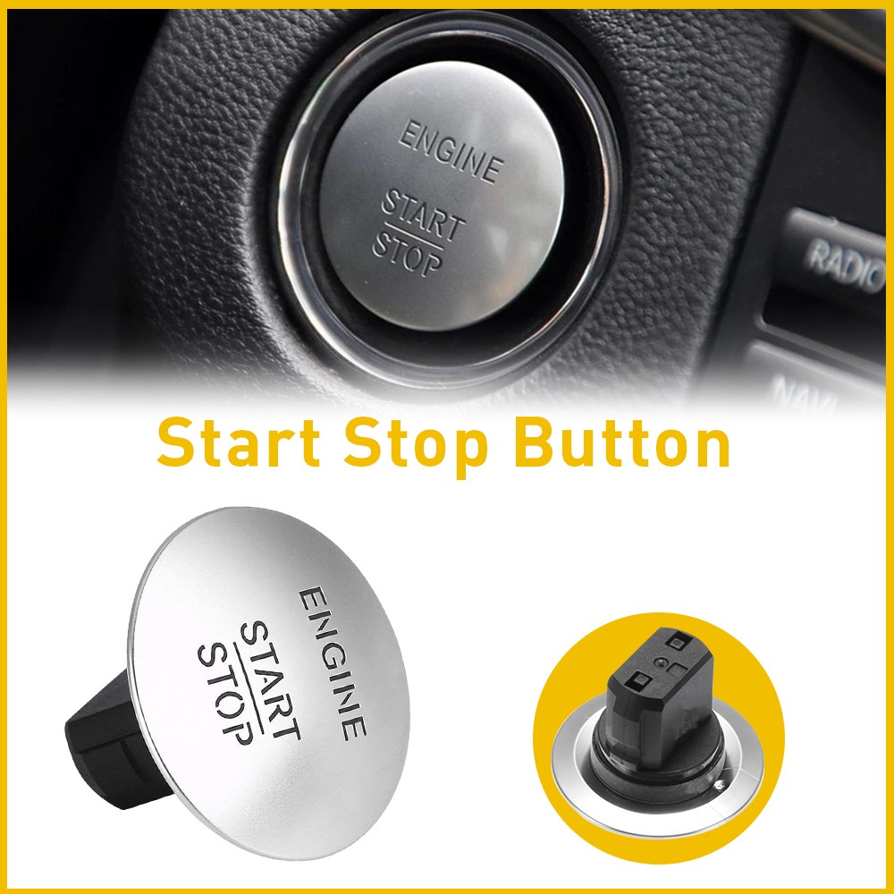 Push To Start Button Fits Mercedes Keyless Benz Go Engine Start Stop Push Button