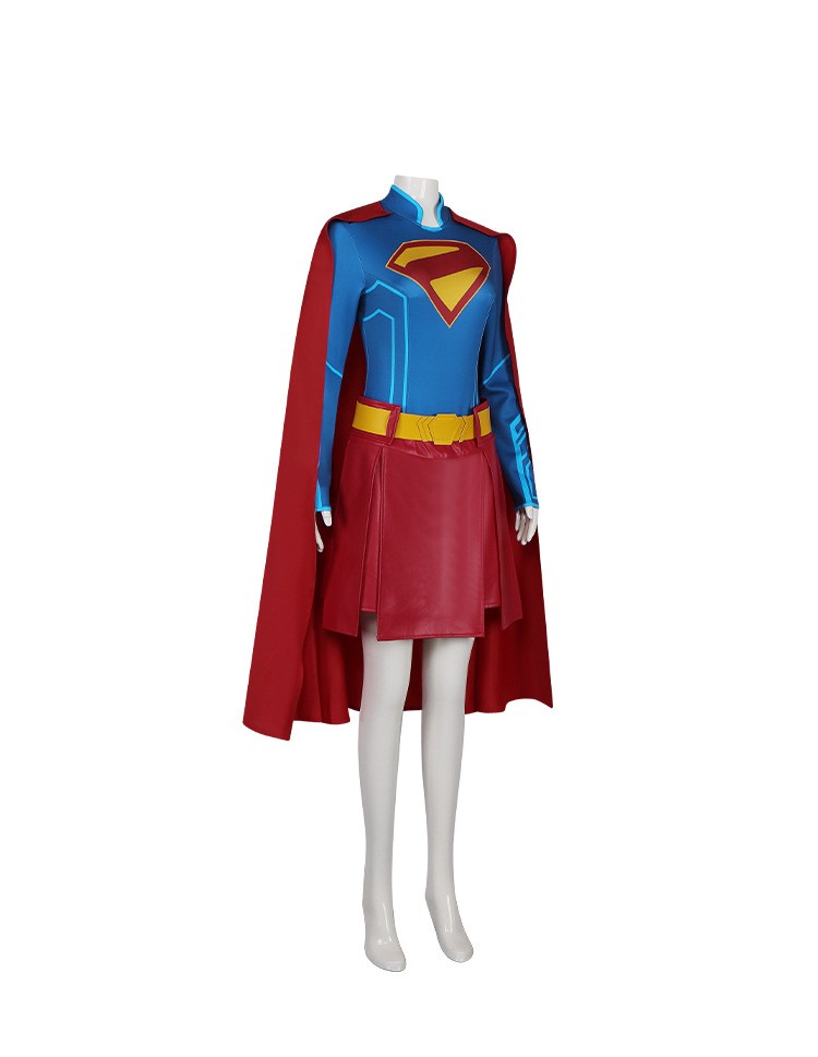 Cosplay Supergirl Woman of Tomorrow Costumes Cloak Superhero Halloween Suits