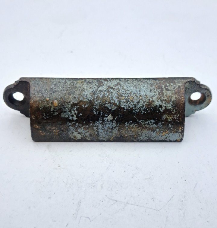 Antique Bin Pull Apothecary Drawer Pull Handle Old Vintage Cast Iron Hardware