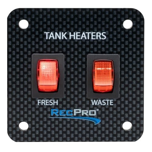 RV Toggle Switch | RV Tank System Control Panel Switch | Gang Kit 2 Toggles