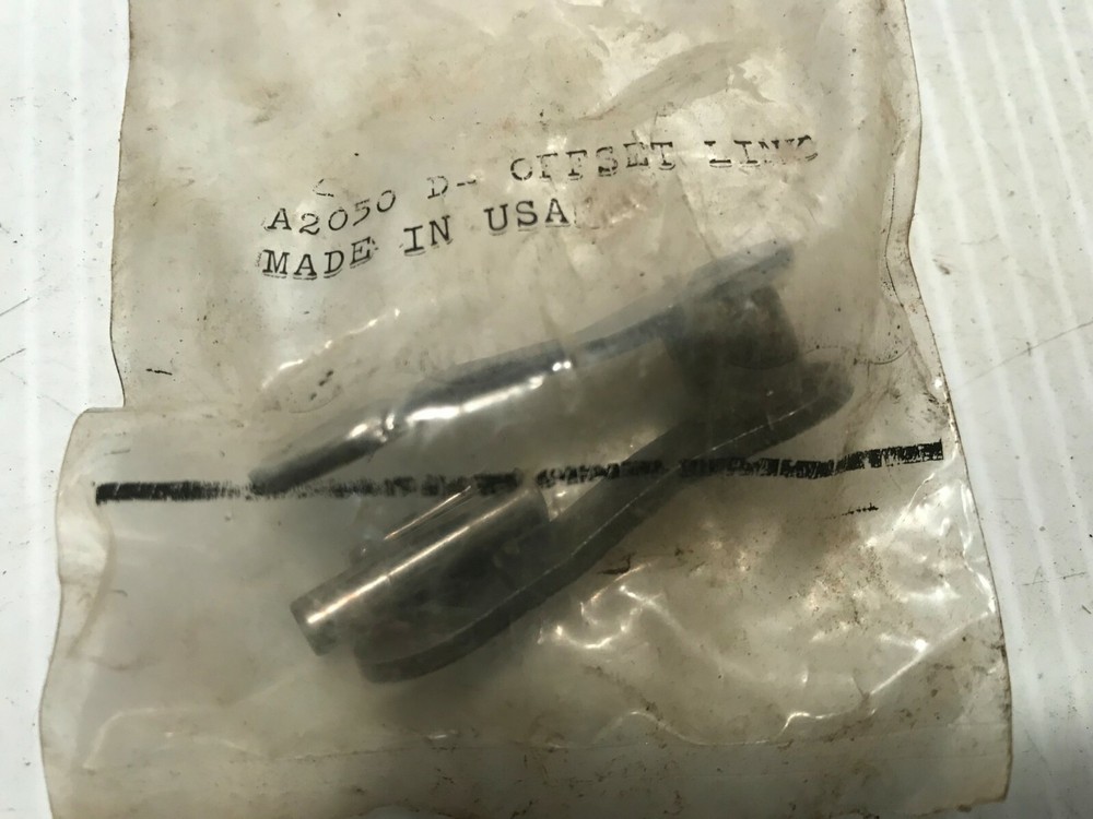 A2050 D   Roller Chain Offset LINK   QTY of 2 LINKS