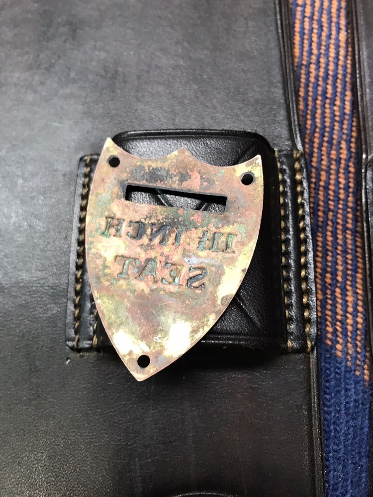 Federal Cavalry Saddle Shield in size 11 1/2 inch