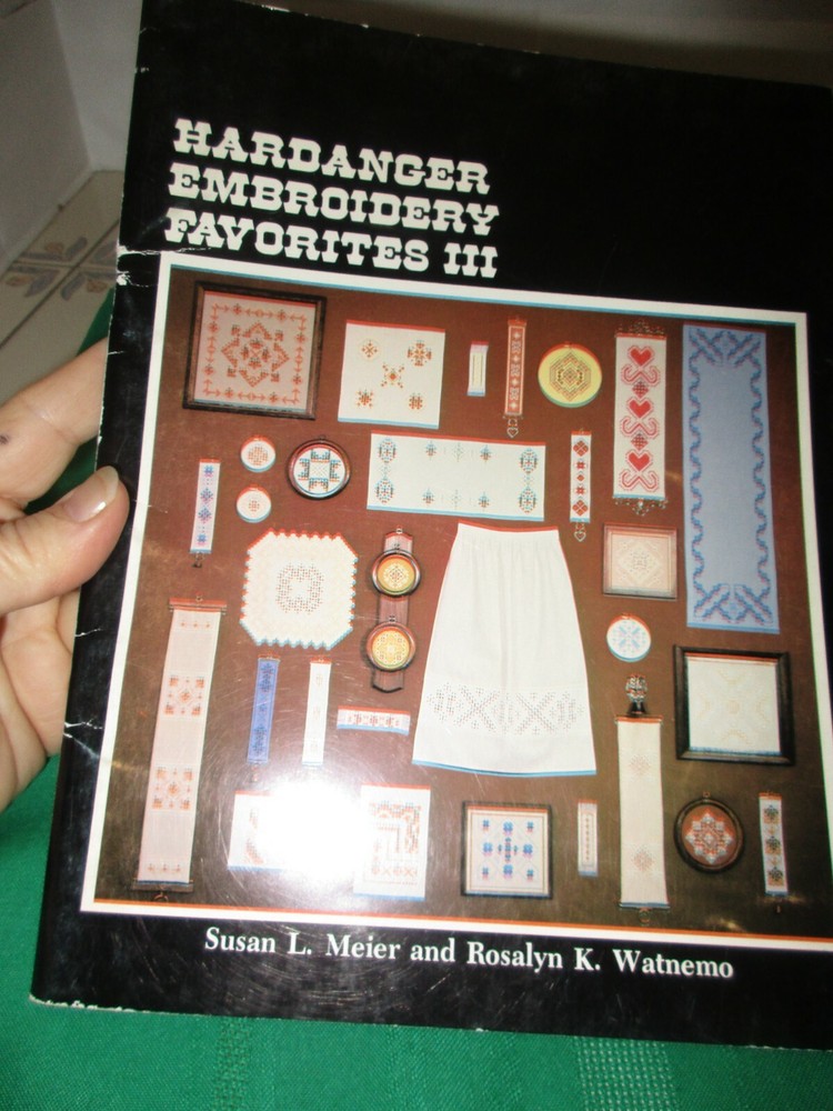 HARDANGER EMBROIDERY FAVORITES #3 40pg booklet 1981 Meier & Watnemo