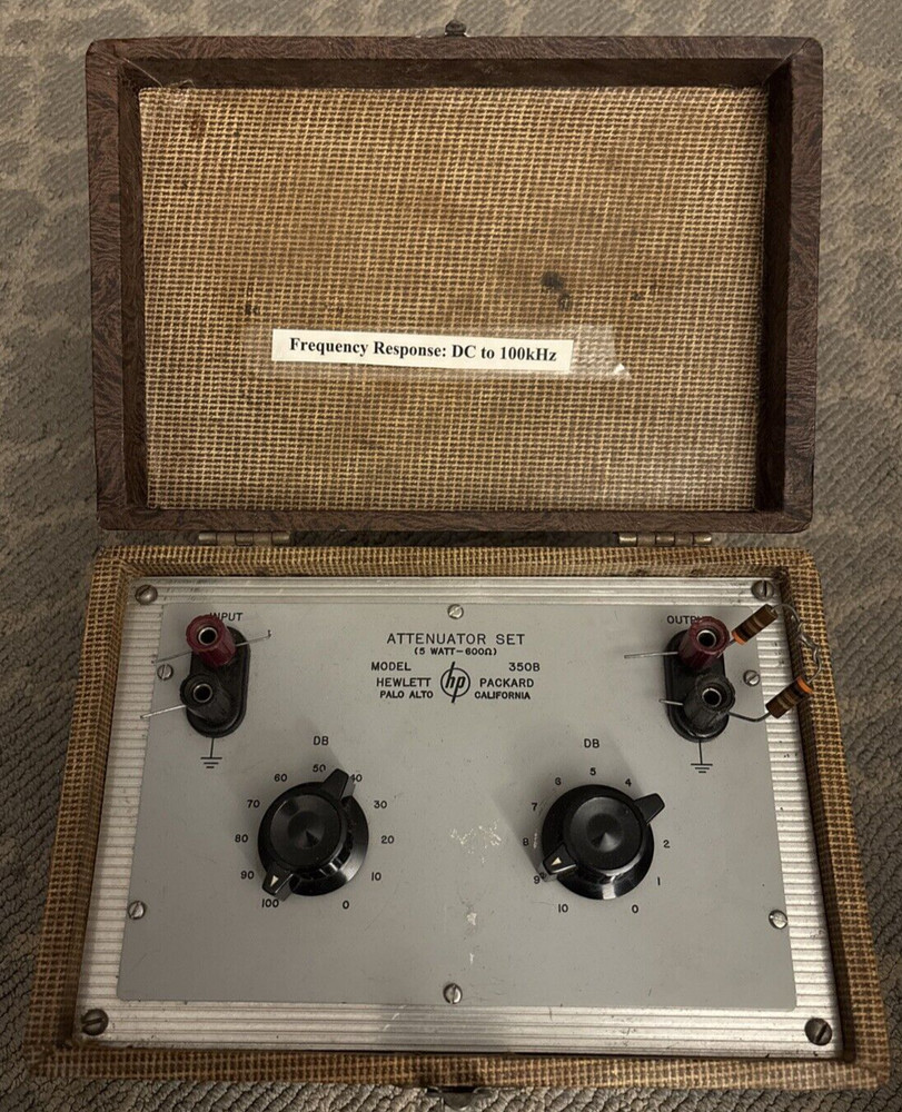 HP Attenuator Set Model 350B (5 Watt-600) - Untested