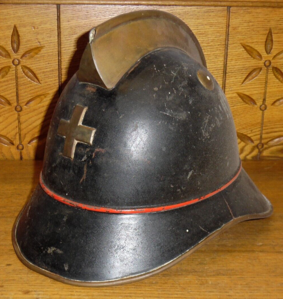 Vintage Swiss Fireman's Helmet #2