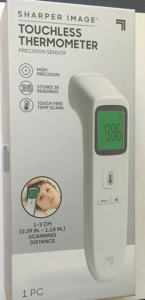 SHARPER IMAGE Digital Touchless Smart Forehead Thermometer