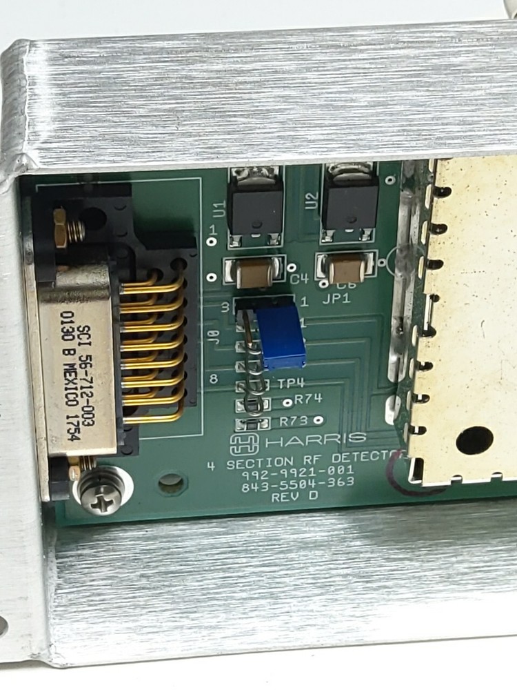 HARRIS CORP. 4 SECTION RF DETECTOR ASSEMBLY 9929916001 (USED)