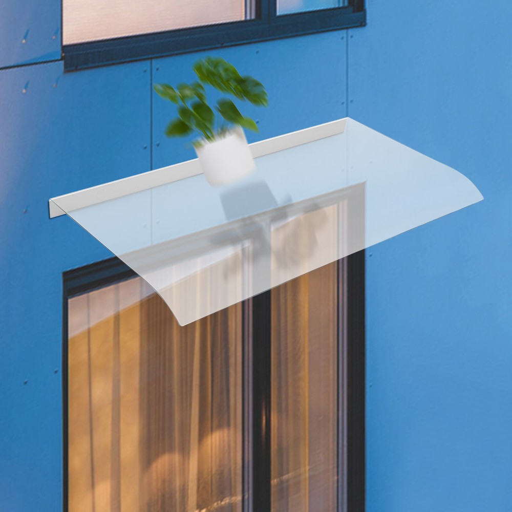 Front Door Window Awning Patio Canopy Rain Cover UV Protected Eaves
