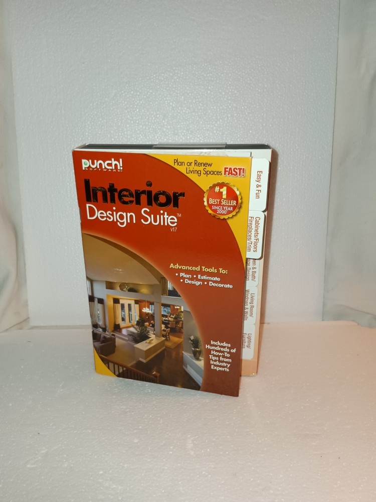 Encore Punch Interior Design Suite v17  Version 17 Brand New