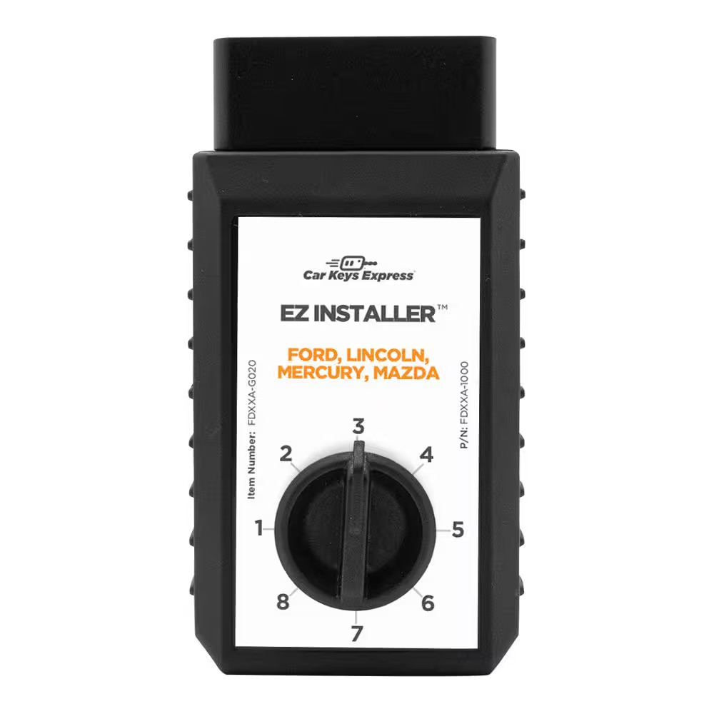 Ford Simple Key - 4-Button Remote and Key Combo with Remote Start - Easy DIY Set