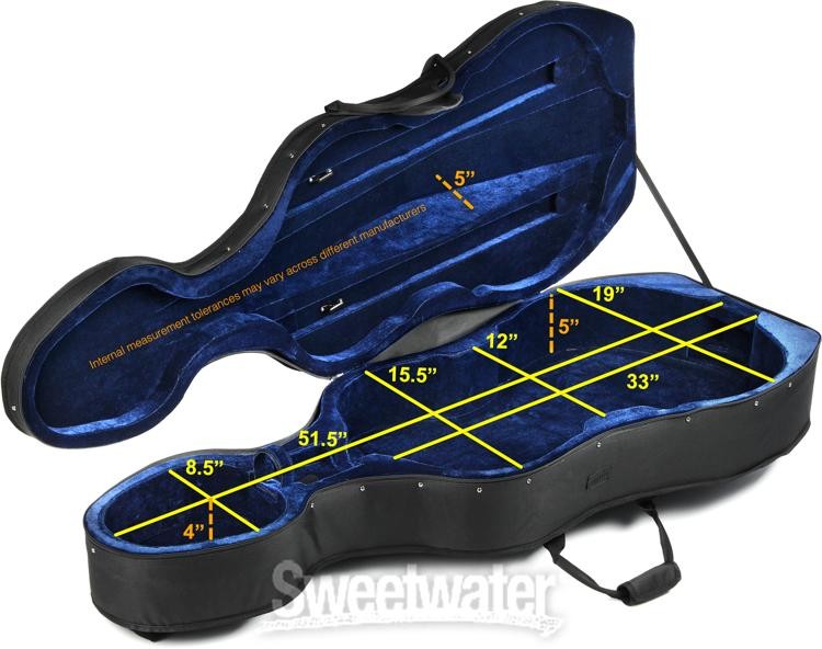 Howard Core CC4100 Lightweight Hardshell Cello Case - 4/4 Size