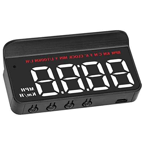 Car HUD , Universal Windshield Projection Speedometer OBDII HUD Display with
