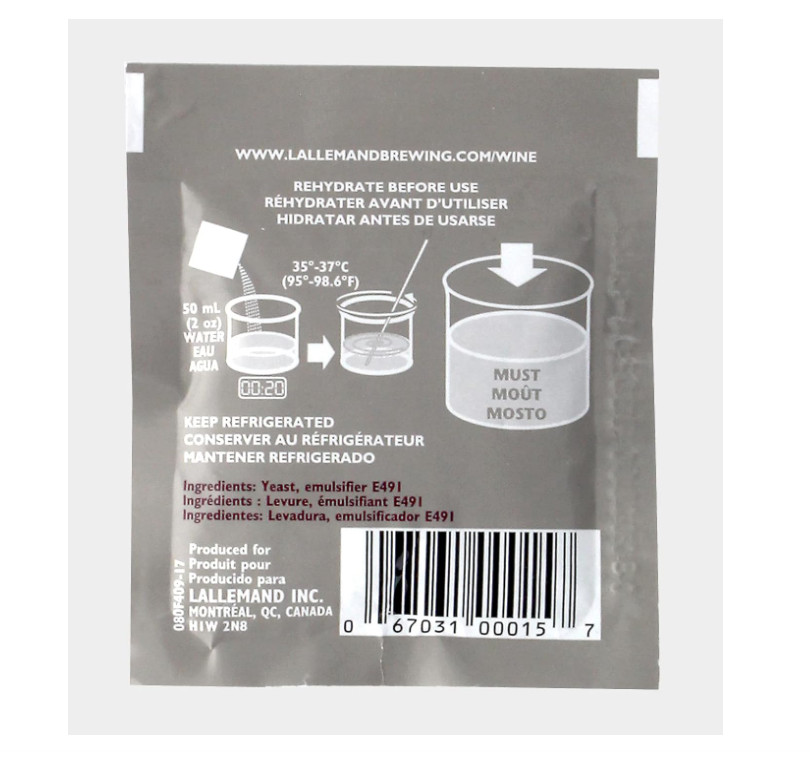 ICV-D47 Wine Yeast, 5g - 10-Pack