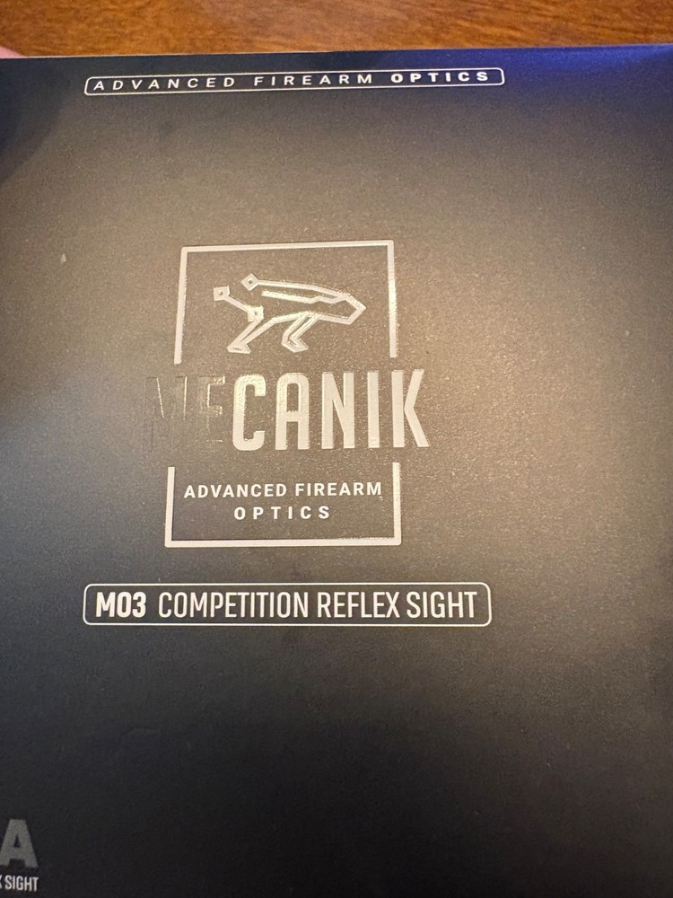 MeCanik MO3 Competition Reflex Sight OEM Carrying Case/Box