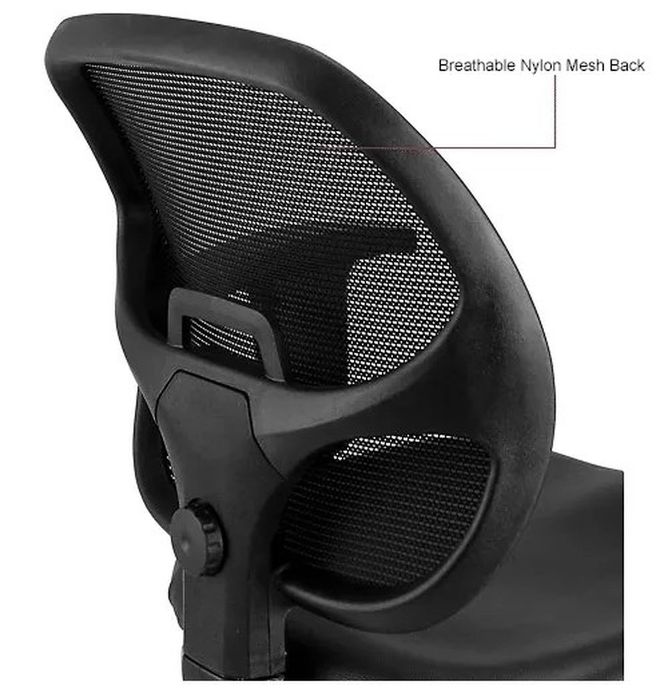 Interion? Vinyl Drafting Stool, Black