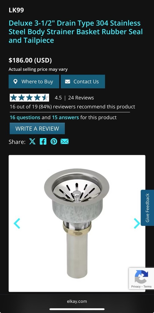 Sink Drain