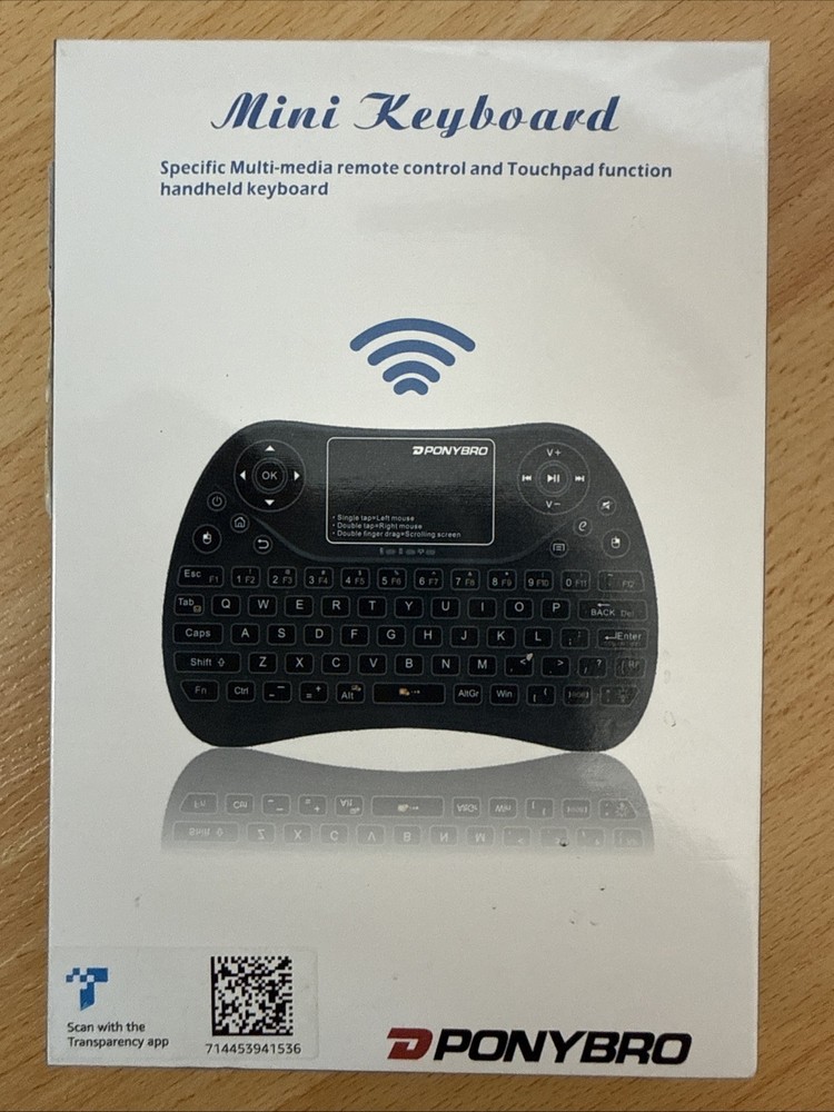 PONYBRO Mini Wireless Keyboard  Portable Handheld