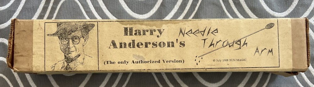 Harry Anderson's Needle Thru Arm (The only Authorized Version)