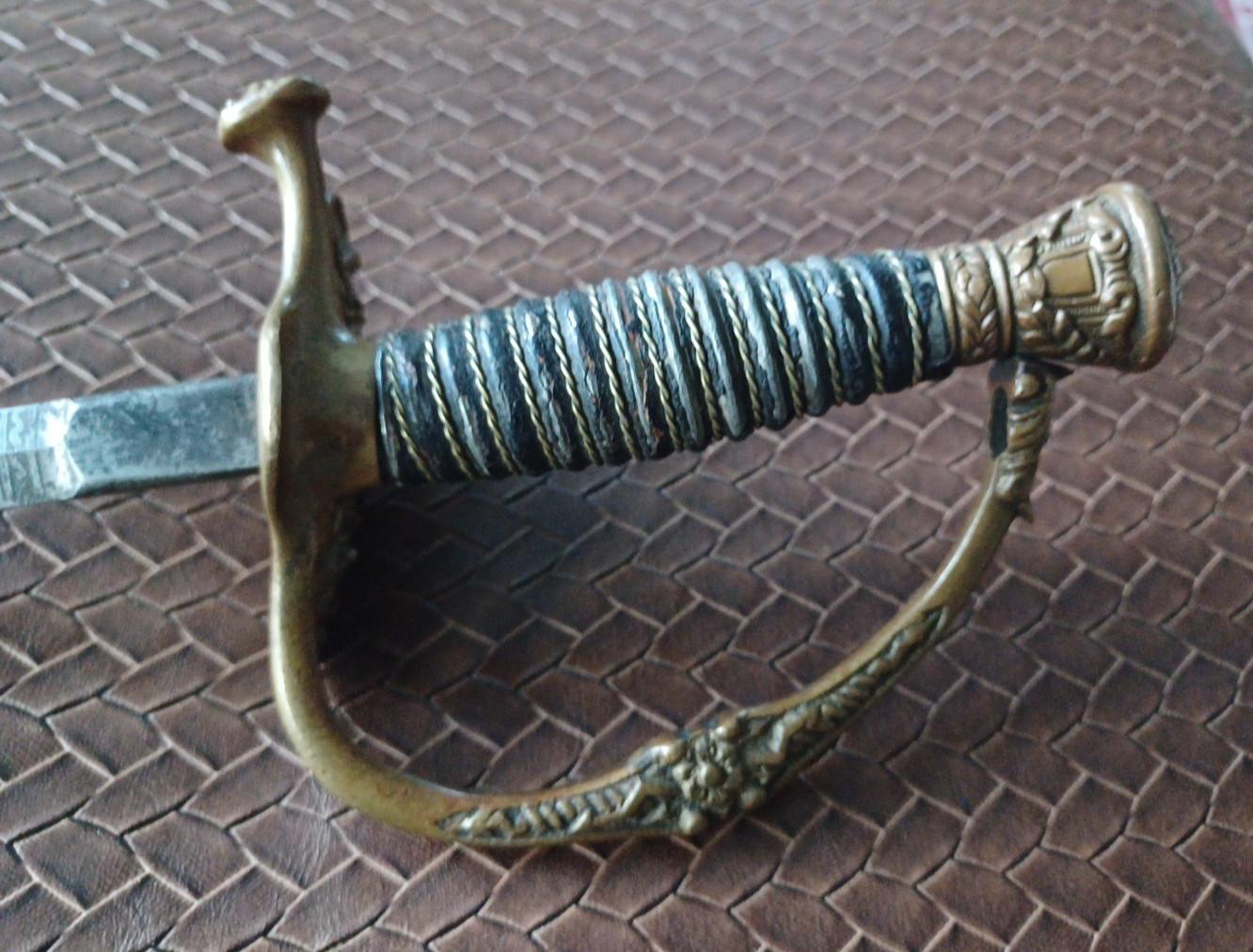 U.S. Army Officer Dress Sword Model 1902 Eagle Guard Solingen Blade c.1895–1918