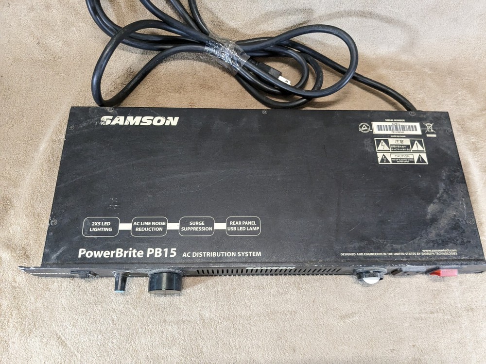 SAMSON POWERBRITE PB15 8-Outlet Power Conditioner AC Distribution System