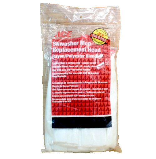 ACE Skywasher Mop Replacement Head - Rayon/Poly Blend Material
