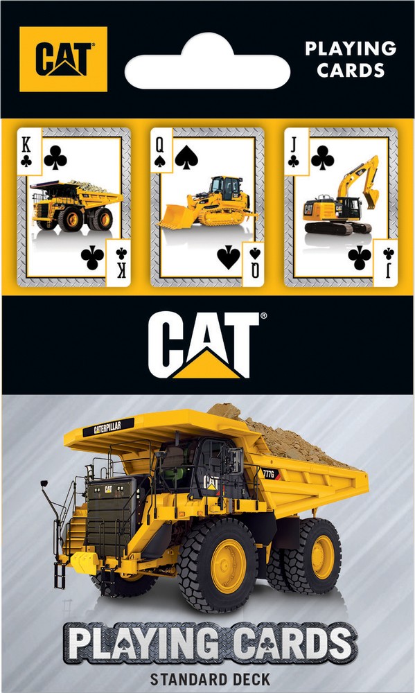 MasterPieces - CAT - Caterpillar Playing Cards - 54 Card Deck