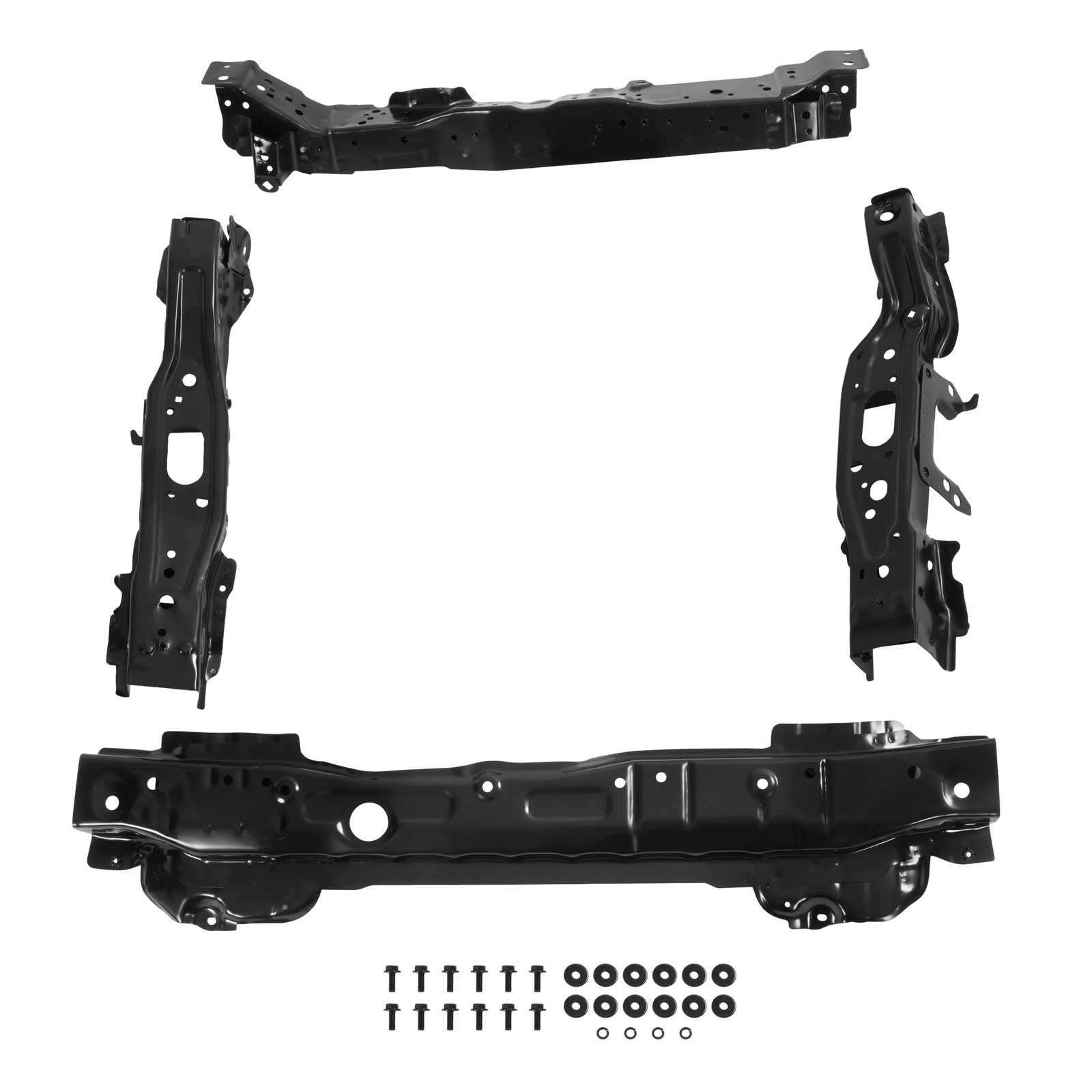 Front Radiator Support Black Steel For Honda HR-V LX/Sport 2019-2022 #HO1225208