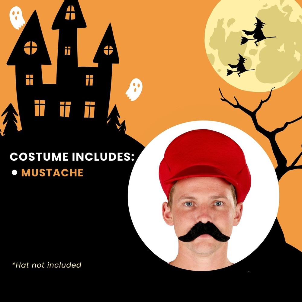 Moustache Single Pack Costume Accessory