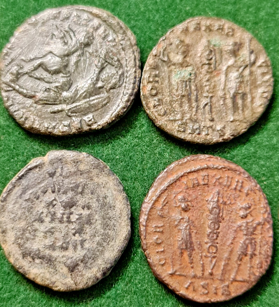 Roman Bronze 3rd-4th Century, Constantine Period AE3/4 (12 in lot)