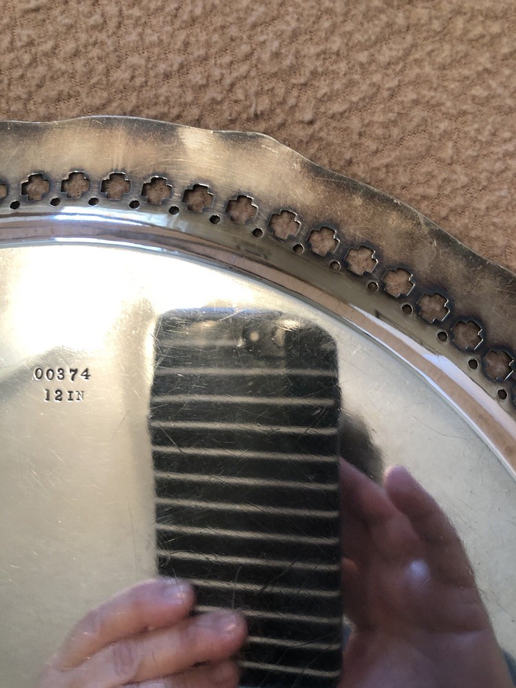 Vintage Ornate Italian Silver Plated Container