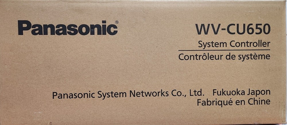 Panasonic WV-CU650 CCTV Joystick Controller For Panasonic Analog Matrix System