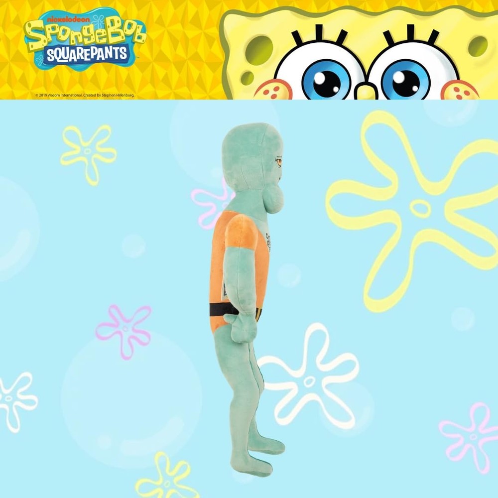 Spongebob Squarepants Handsome Squidward Cuddle Pillow - Officially Licensed