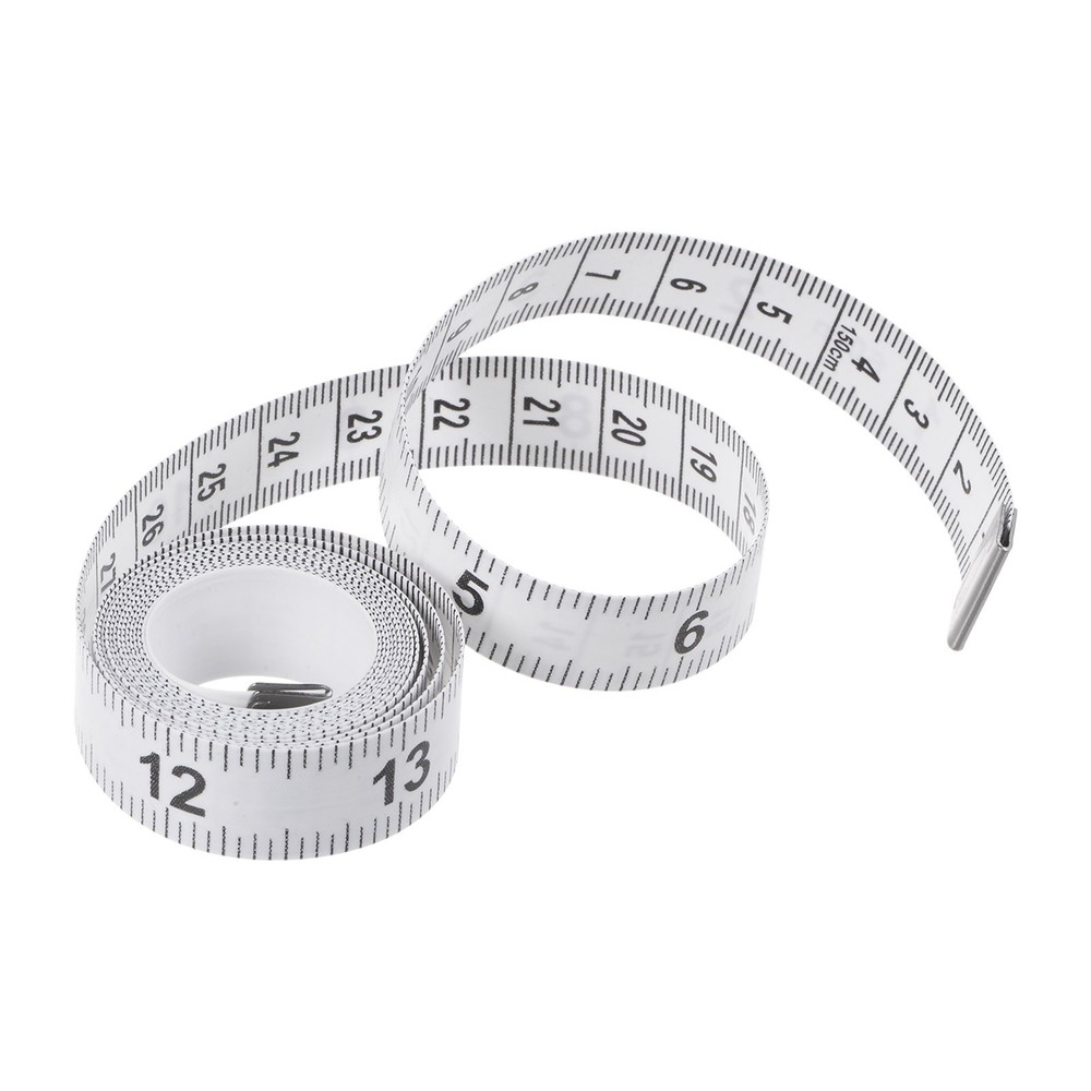 3pack 200cm Soft Retractable Measuring Tape White Black