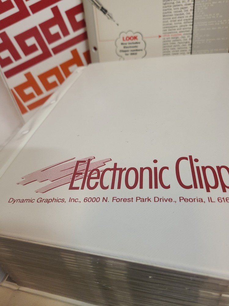 Dynamic Graphics Designer's Electronic Clipper over 150 Disks