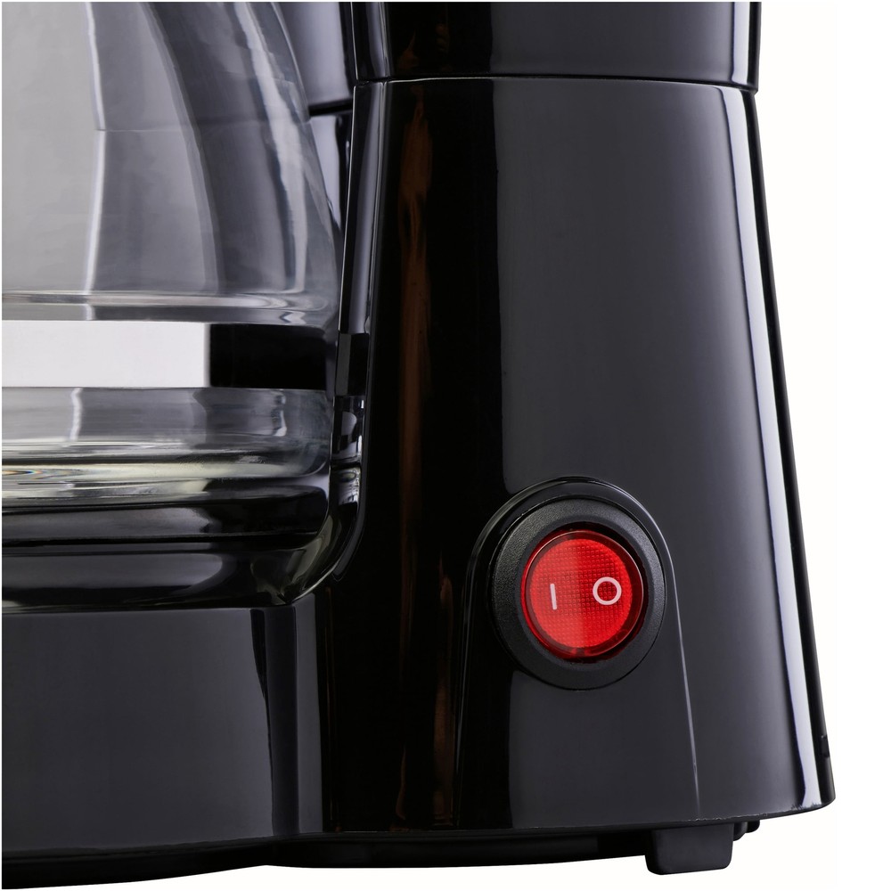 Mainstays 5-Cup Black Drip Coffee Maker with Removable Filter, Auto Keep Warm