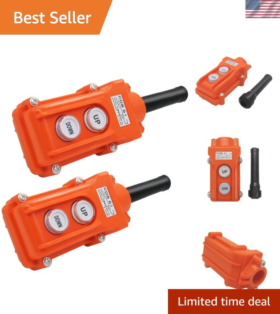 2pcs Dump Trailer Remote Up Down Switch, Hoist Control Switch Hoist Controlle...