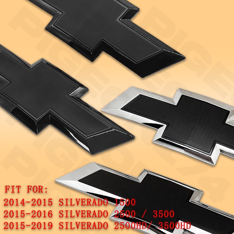 For Silverado 1500 2014-2015 Tailgate Badge Front Grille Insert Emblem 84143537