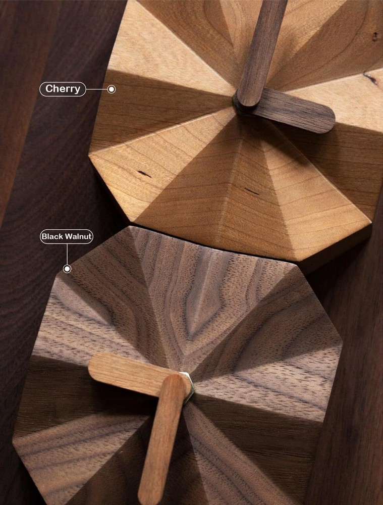 Desktop ClockWooden Desktop ClockDecorative Desk ClockMute Table ClockWooden ...