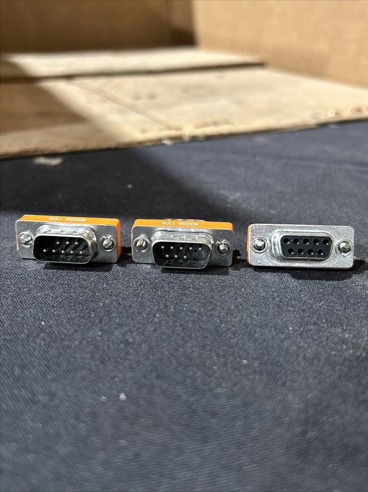 NULL Modem 9 Pin Mini Adapter 3 Pack (C9E)