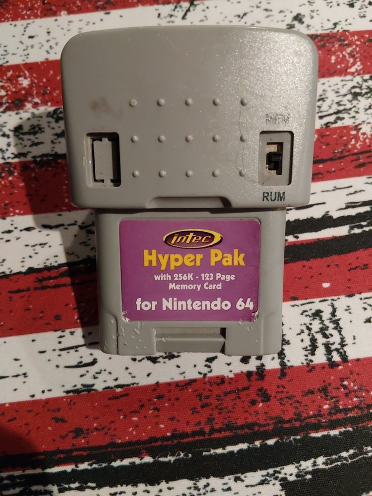 Untested Nintendo 64 Conroller Paks/memory Cards