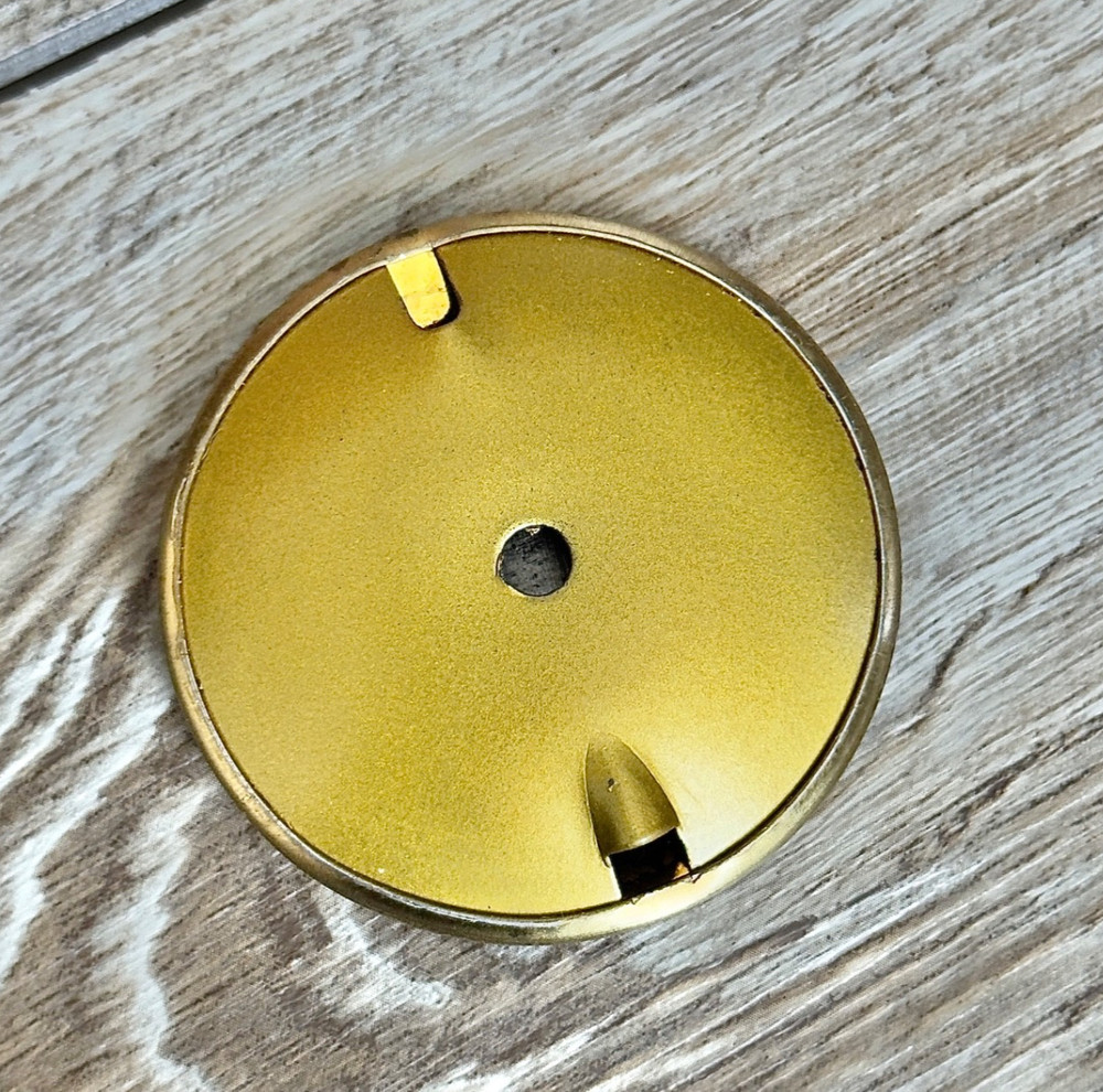 Wall Clock Pendulum Bob Replacement Part 2.7oz Gold Tone
