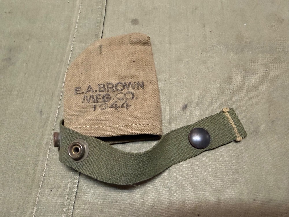 ORIGINAL WWII US ARMY 1942 M1 GARAND CARBINE RIFLE MUZZLE COVER-OD#3