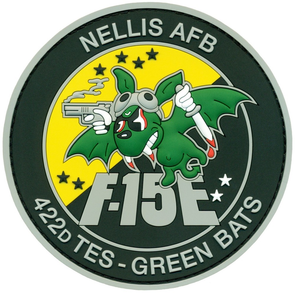 USAF 422d TEST & EVALUATION SQUADRON F-15E PVC PATCH