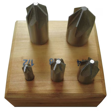 Countersinkset, 82, 5, Highspeedsteel, 21Ml13