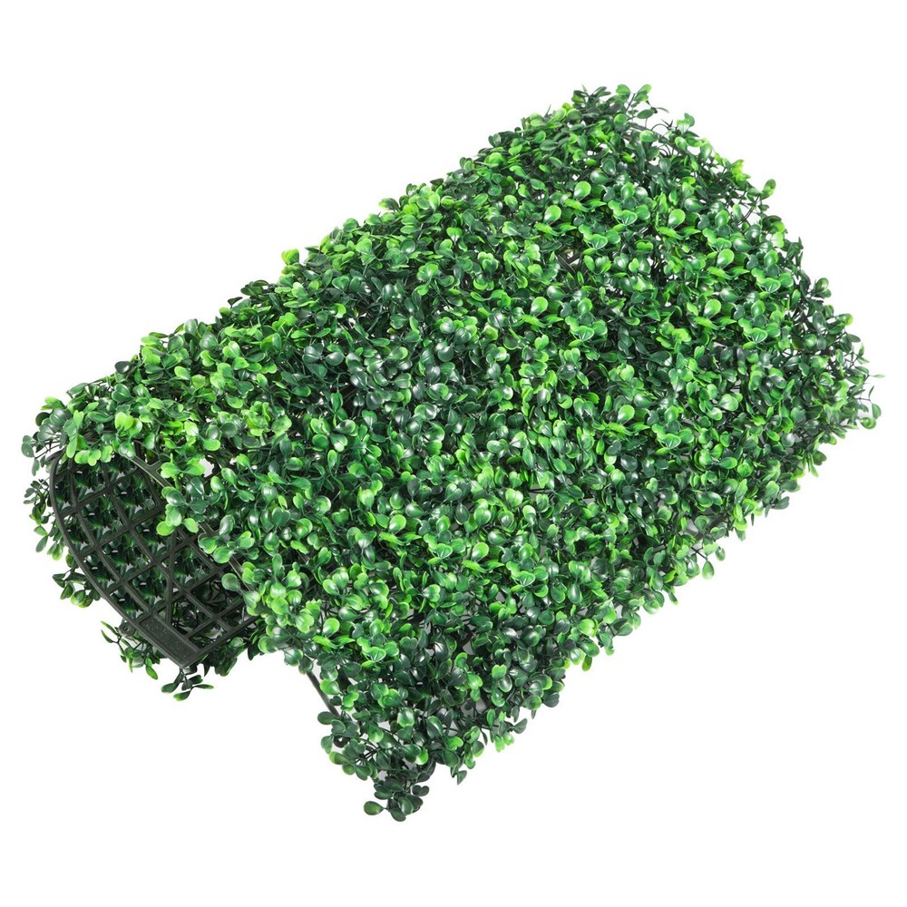 24pcs 20" Boxwood Hedge Wall Panels Artificial Grass Backdrop Wall for Decor