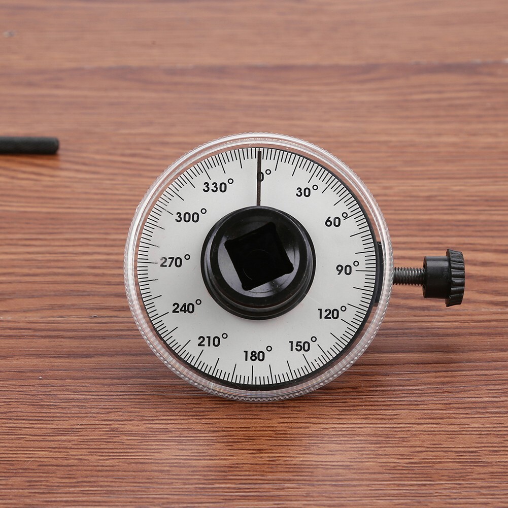360 degree 1/2" Drive Torque Angle Gauge Meter Rotation Measure Tool Wrench