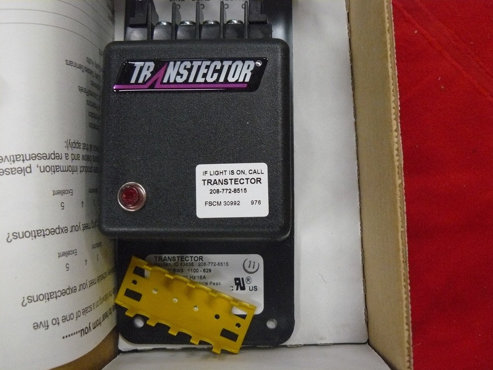 TRANSTECTOR ACP100BW3 Circuit Surge Protector 120 VAC