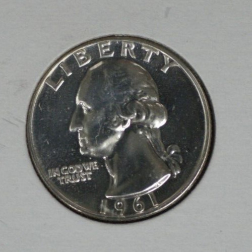 SILVER 1961 WASHINGTON QUARTER PROOF TP-3061
