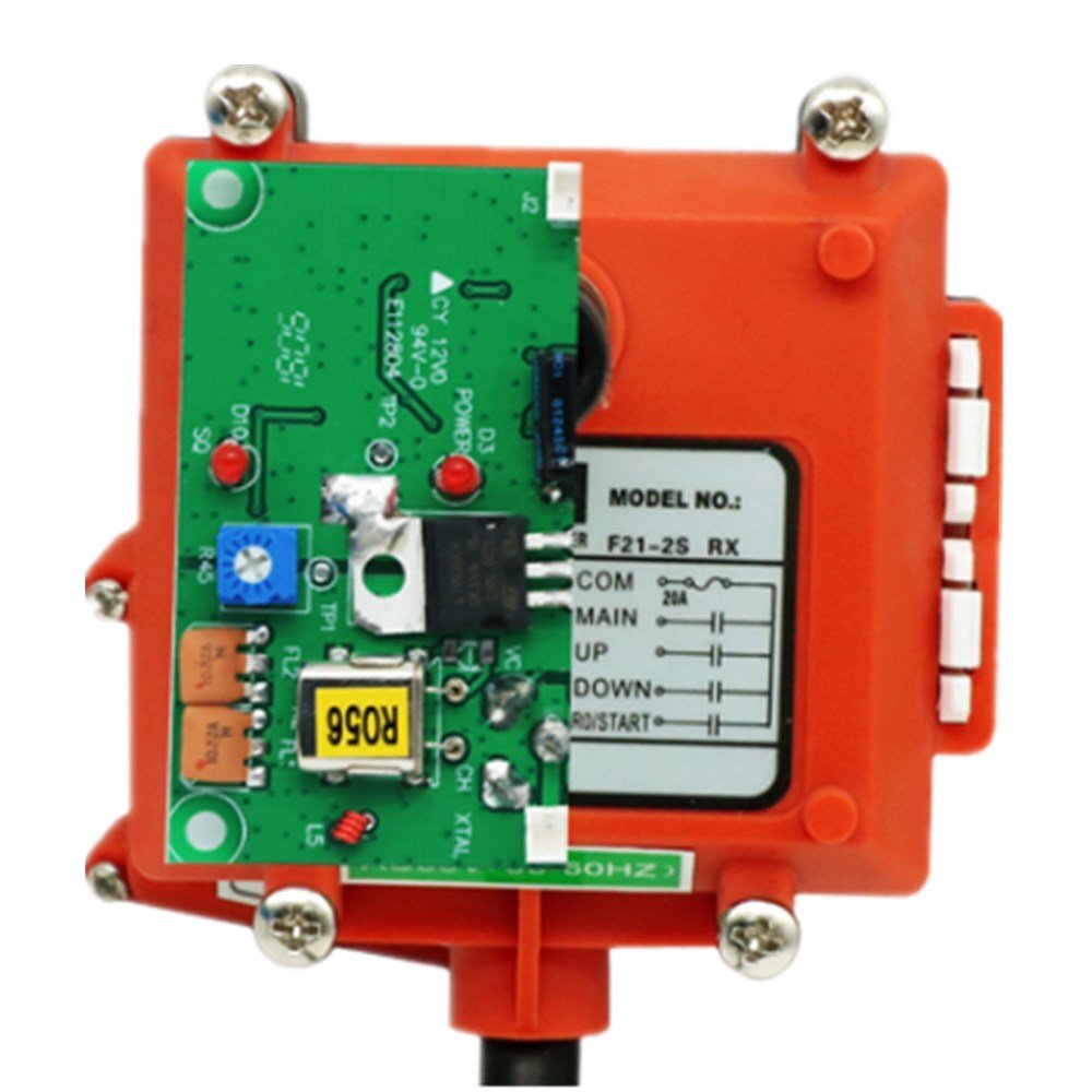 Industrial Wireless Crane Remote Control Switch Transmitter + Receive 12V24V220V